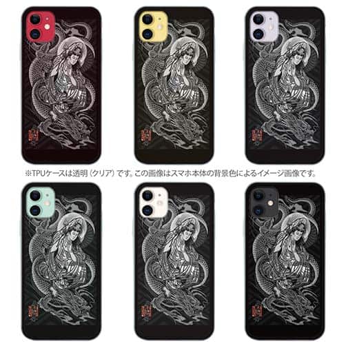 【TPU】【彫姫】騎龍観音　和彫りデザイン