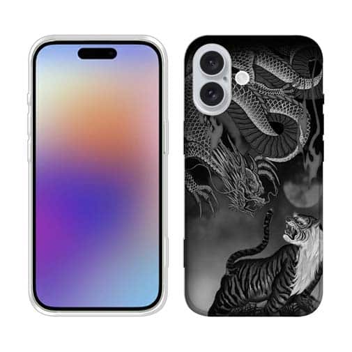 【TPU】【彫姫】龍虎 和彫りデザイン