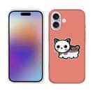 【TPU】【彫姫】TATTOO HURTS 猫（ピンク）　和彫りデザイン