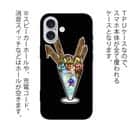 【TPU】【彫姫】ドクロパフェ？（ブラック）　和彫りデザイン