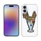 【TPU】【彫姫】ドクロパフェ？（ホワイト）　和彫りデザイン