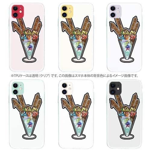 【TPU】【彫姫】ドクロパフェ？（ホワイト）　和彫りデザイン