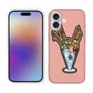 【TPU】【彫姫】ドクロパフェ？（イエローピンク）　和彫りデザイン