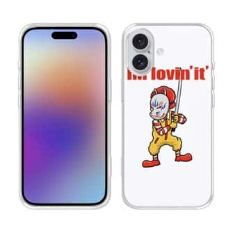 【TPU】【彫姫】I'm lovin'it（ホワイト）　和彫りデザイン