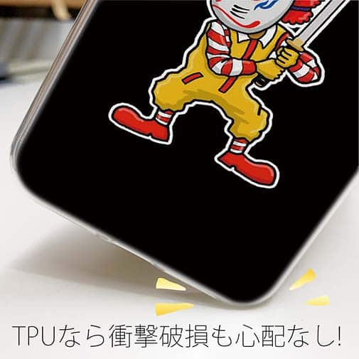 【TPU】【彫姫】I'm lovin'it（ブラック）　和彫りデザイン