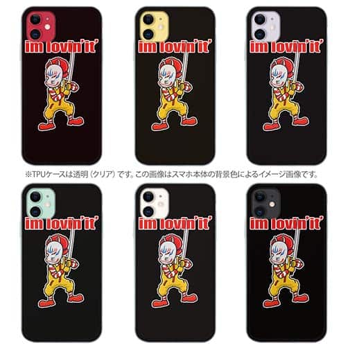 【TPU】【彫姫】I'm lovin'it（ブラック）　和彫りデザイン