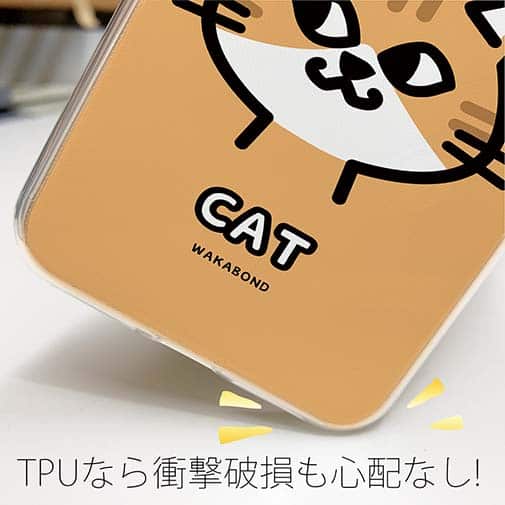 【TPU】【ワカボンド】WAKAMAKAシリーズ 猫のチャトラニャ