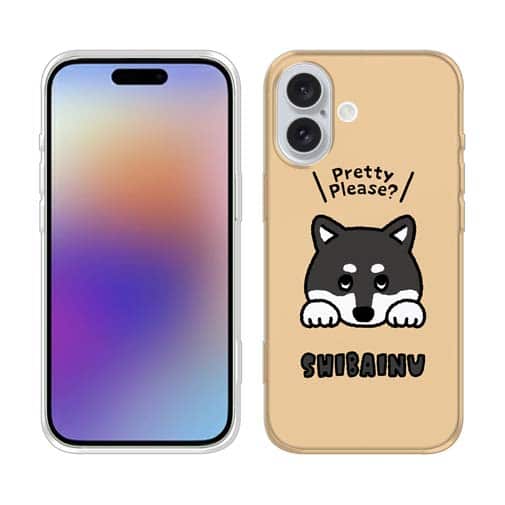 【TPU】柴犬のおねだり顔_黒柴(wakat)