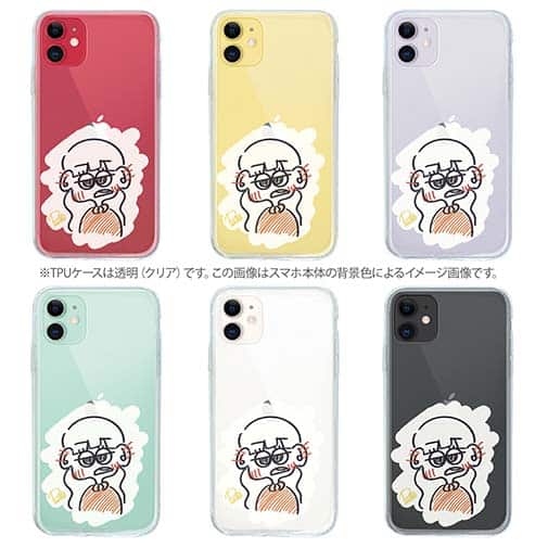 【Pariko】【TPUケース】ステッカー風女の子