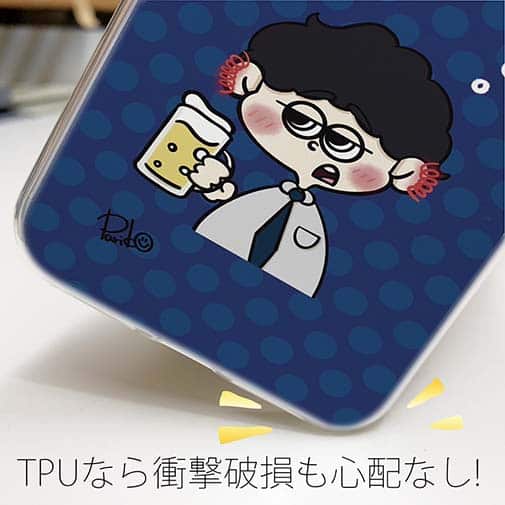 【Pariko】【TPUケース】仕事終わりの一杯