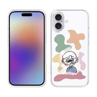 【Pariko】【TPUケース】ステッカー風カラフル男の子ver