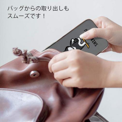 【TPU】【ワカボンド】WAKAMAKAシリーズ 柴犬スケボー_黒柴