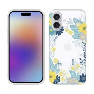 【TPU】北欧デザイン グリーン＆イエロー