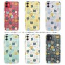 【TPU】北欧デザイン 猫と花