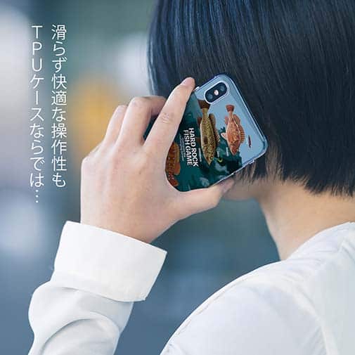 【TPU】【FISH MAN】ハードロックフィッシュゲーム ブルー No1