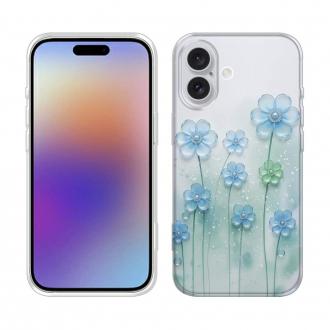 【TPU】プラスチックフラワー ブルーNo2