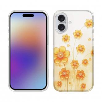 【TPU】プラスチックフラワー オレンジNo1