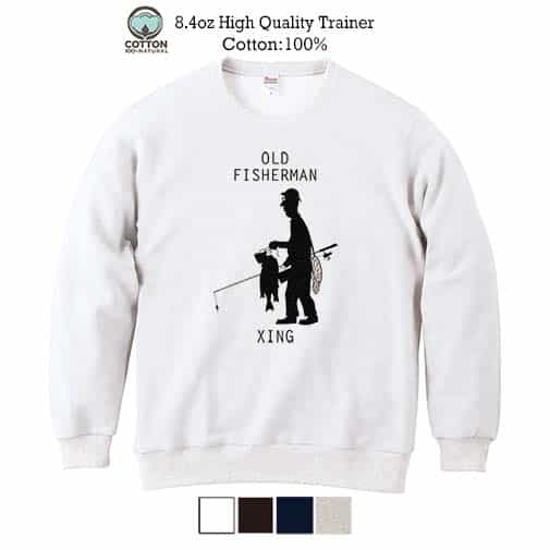 【トレーナー】OLD FISHERMAN 8.4oz Cotton:100%