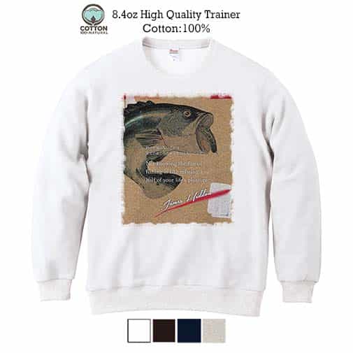 【トレーナー】ヘドン創始者の名言 8.4oz Cotton:100%