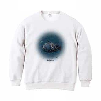 【トレーナー】アンコウ　anglerfish 8.4oz Cotton:100%