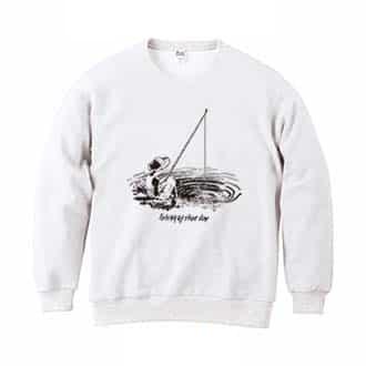 【トレーナー】あの日の釣り 8.4oz Cotton:100%