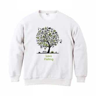 【トレーナー】Love Fishing Part2 8.4oz Cotton:100%