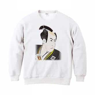 【トレーナー】浮世絵　役者大首絵01 8.4oz Cotton:100%