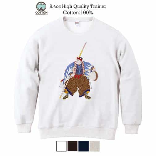 【トレーナー】浮世絵 大石内蔵助 8.4oz Cotton:100%