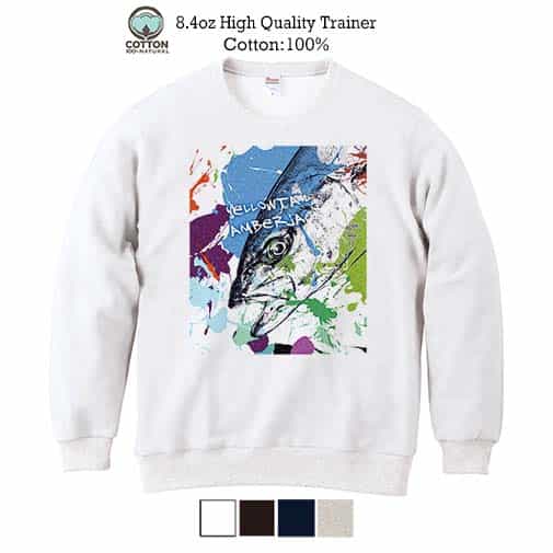 【トレーナー】ヒラマサ　ペンキペイント 8.4oz Cotton:100%