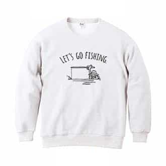 【トレーナー】【釣りざんまい】ユニークアングラー 8.4oz Cotton:100%