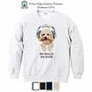【トレーナー】トイプードルだってNo Music No Life 8.4oz Cotton:100%