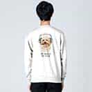 【トレーナー】トイプードルだってNo Music No Life 8.4oz Cotton:100%