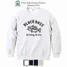 【トレーナー】【釣りざんまい】ブラックバス 8.4oz Cotton:100%