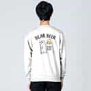 【トレーナー】シロクマさんとカンパイビール(wakat) 8.4oz Cotton:100%