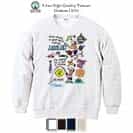 【トレーナー】【釣りざんまい】釣りに行きませんか?_カラフル 8.4oz Cotton:100%