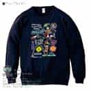 【トレーナー】【釣りざんまい】釣りに行きませんか?_カラフル 8.4oz Cotton:100%