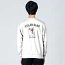 【トレーナー】シロクマさんとスイカ(wakat) 8.4oz Cotton:100%