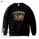 【トレーナー】【釣りざんまい】キャンピング 8.4oz Cotton:100%