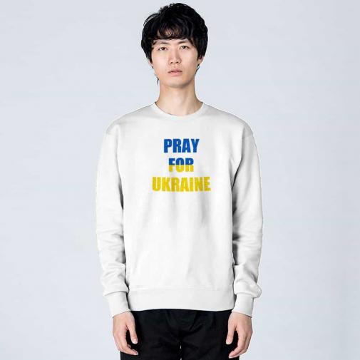 【トレーナー】ウクライナ寄付金 デザインN0.5 8.4oz Cotton:100%