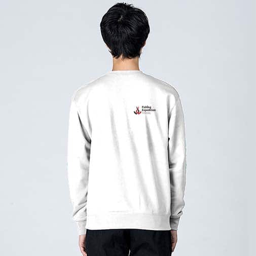 釣り探検隊【トレーナー】newロゴ 5.6oz Cotton:100%