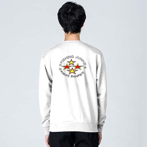 【トレーナー】【2029】フィッシングジャンキー 5.6oz Cotton:100%