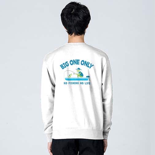 【トレーナー】【釣りざんまい】愛犬とボートフィッシング_カラフル 8.4oz Cotton:100%