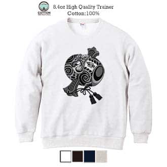 【彫姫】【トレーナー】達磨小槌 5.6oz Cotton:100%