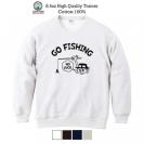 【トレーナー】【釣りざんまい】釣れないアングラー 8.4oz Cotton:100%