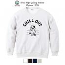 【トレーナー】【釣りざんまい】のんびり釣りしよう 8.4oz Cotton:100%