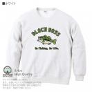 【トレーナー】【釣りざんまい】ブラックバス_カラフル 8.4oz Cotton:100%