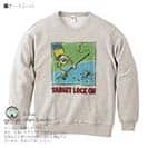 【トレーナー】【釣りざんまい】ルアー釣りのターゲット 8.4oz Cotton:100%