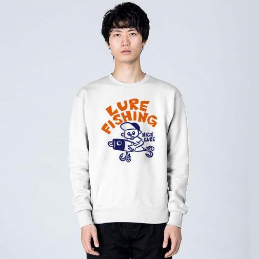 【トレーナー】【釣りざんまい】ルアーが好きなんです 8.4oz Cotton:100%