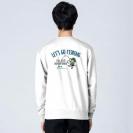 【トレーナー】【釣りざんまい】レッツゴーフィッシング ウトウトアングラー_カラフル 8.4oz Cotton:100%