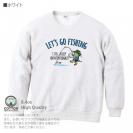 【トレーナー】【釣りざんまい】レッツゴーフィッシング ウトウトアングラー_カラフル 8.4oz Cotton:100%